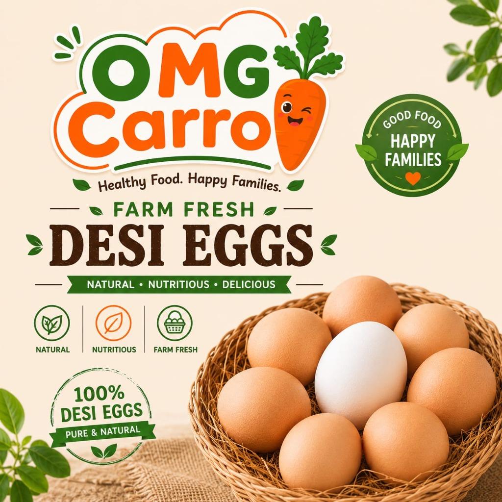 Farm Fresh Desi Eggs