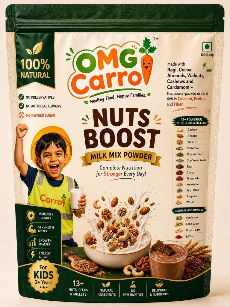 Nuts Boost Milk Mix Powder